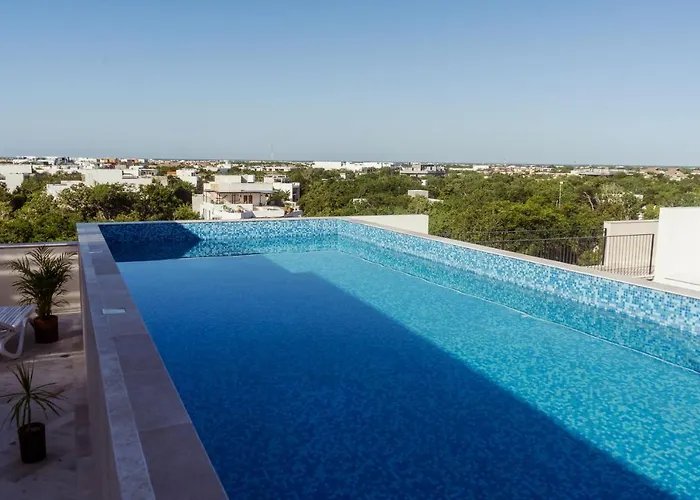 Apartment 2br With Fast Wifi Free Bikes, Rooftop, Pool, And Gym Tulum