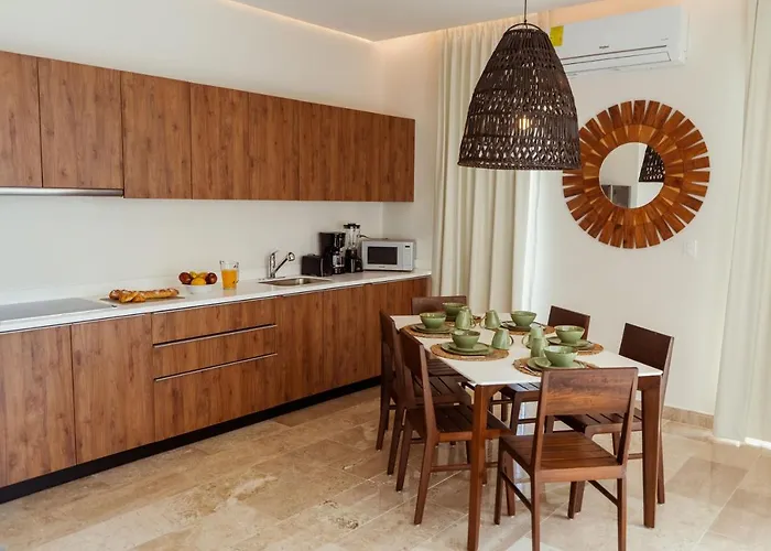 2br With Fast Wifi Free Bikes, Rooftop, Pool, And Gym Tulum